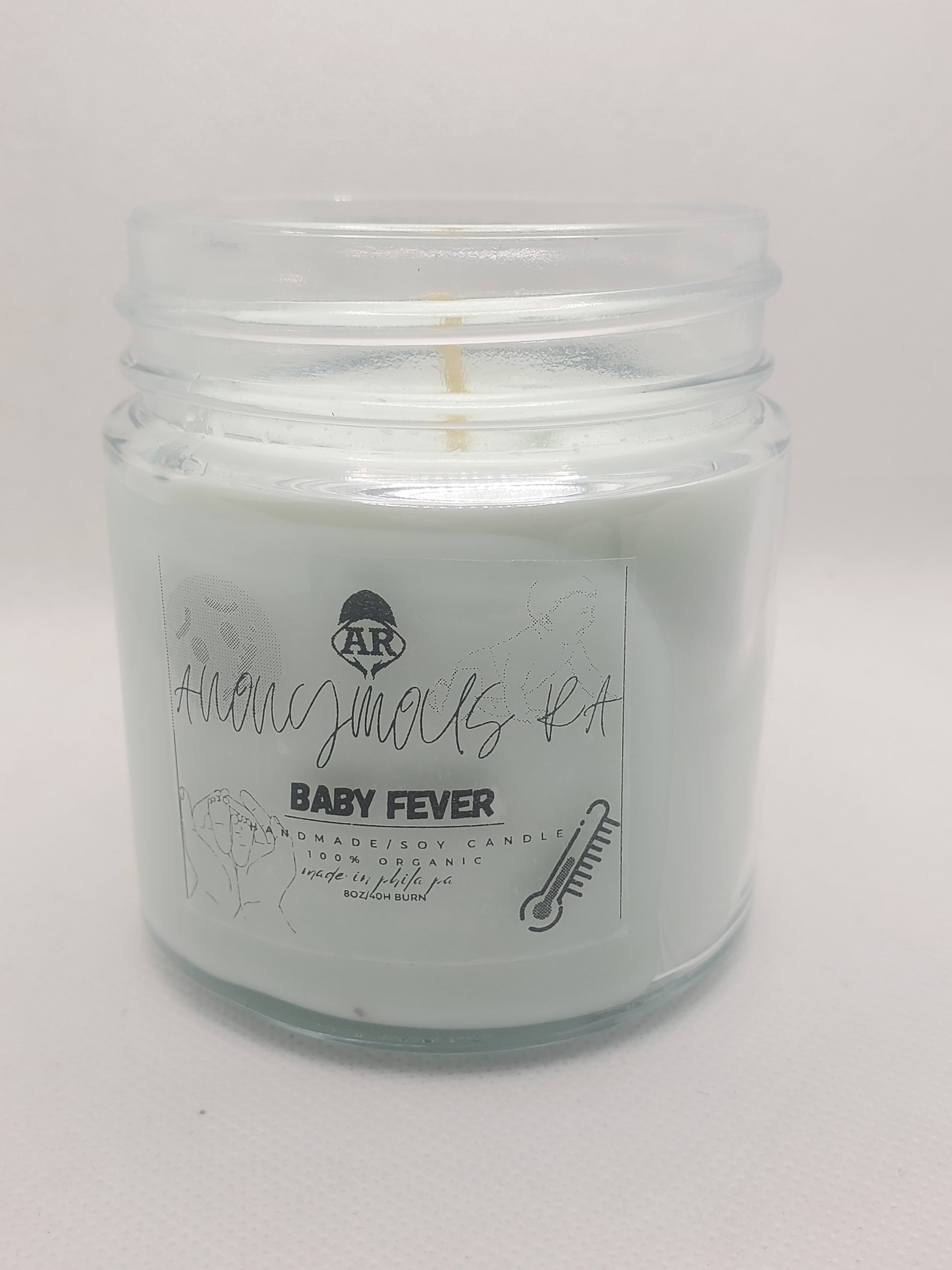 Baby fever (8oz) | Handcrafted Baby Powder Scent home decor  – Anonymous Ra