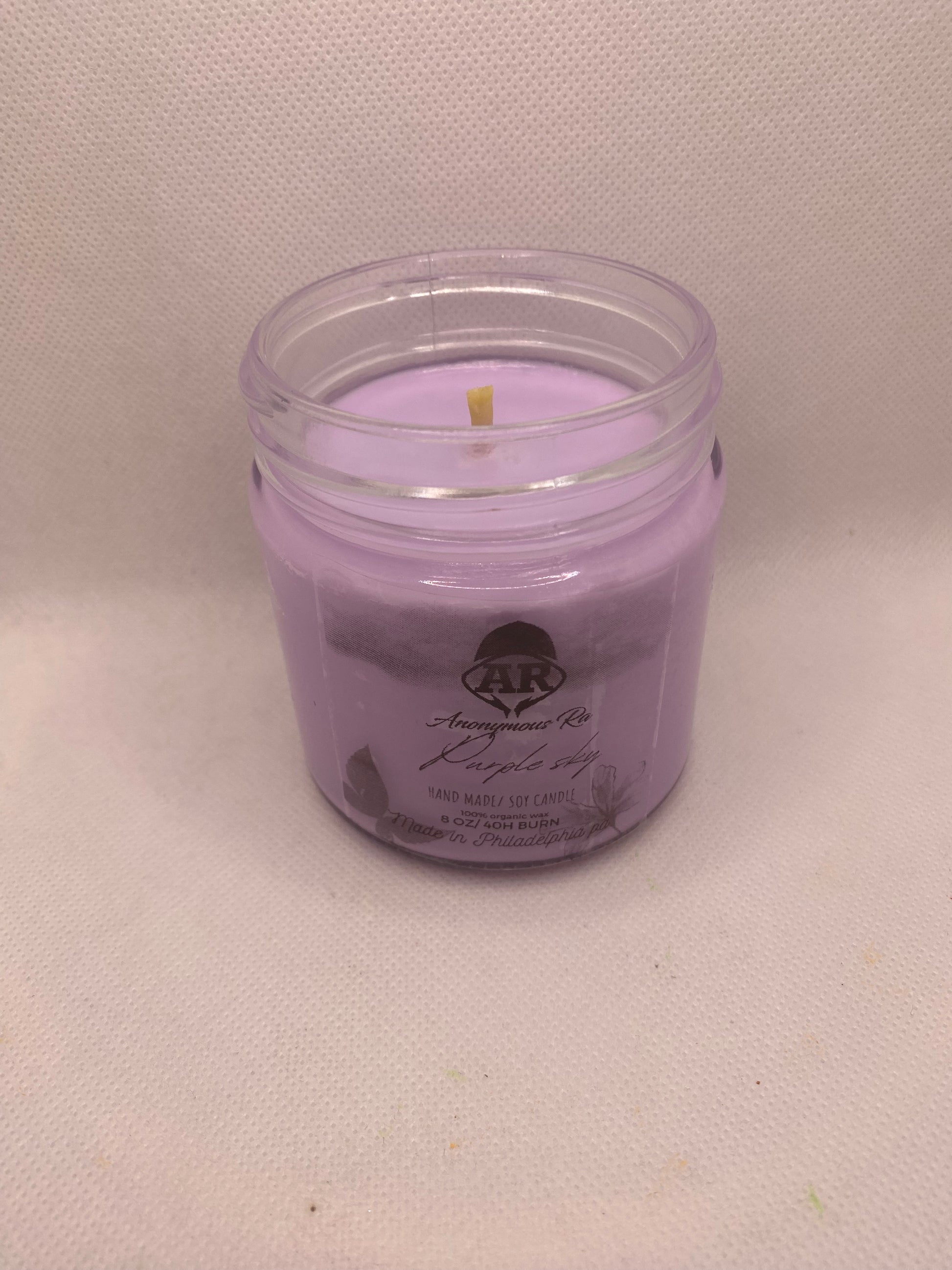 purple candles Purple Sky (8oz) Candle Dreamy Atmosphere | Handcrafted by AnonymousRa