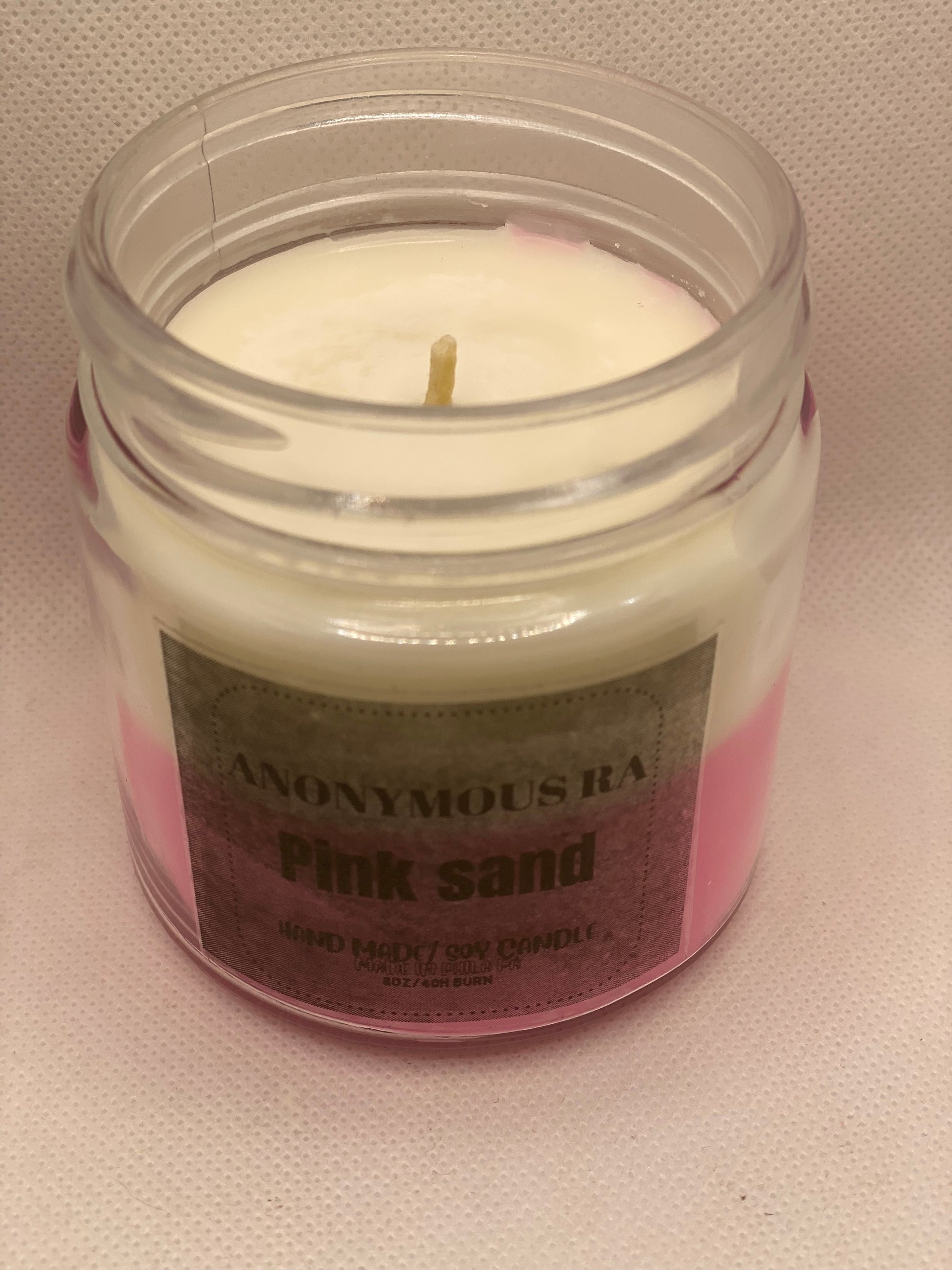 candles Pink Sand (8oz) Candle: Tranquil Ambiance | Handcrafted by AnonymousRa