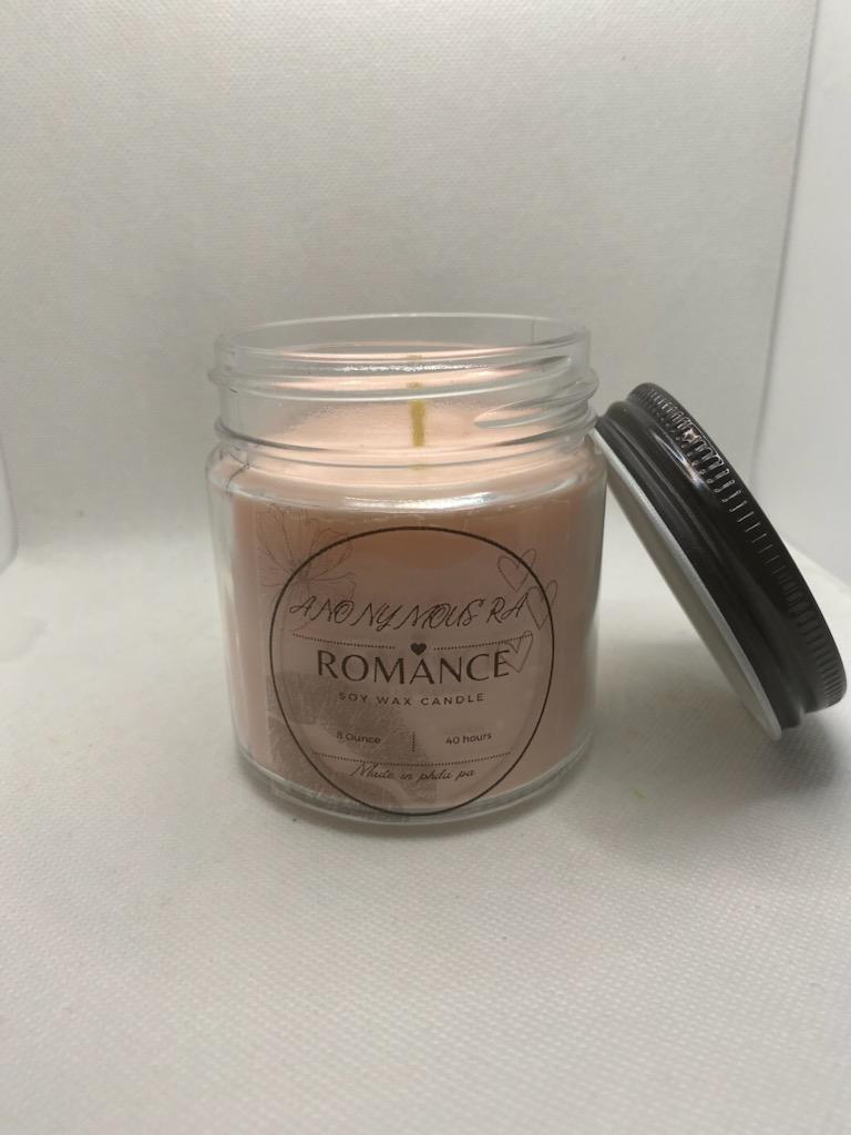 Romance (8oz) Candle: Intimate Ambiance | Handcrafted by AnonymousRa