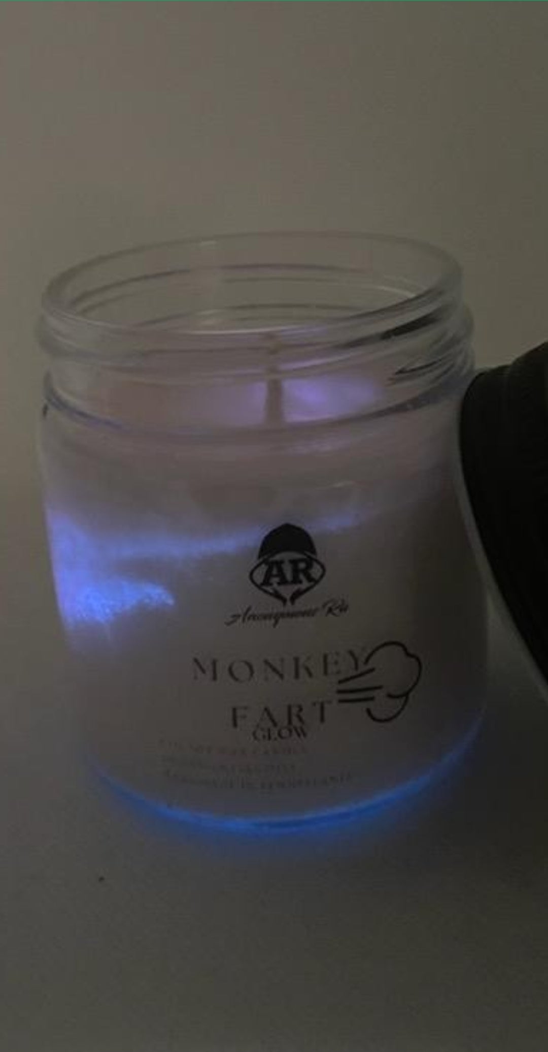 Monkey Fart 2.0 (8oz) Candle: Fun Fragrant | Anonymous Ra Handcrafted